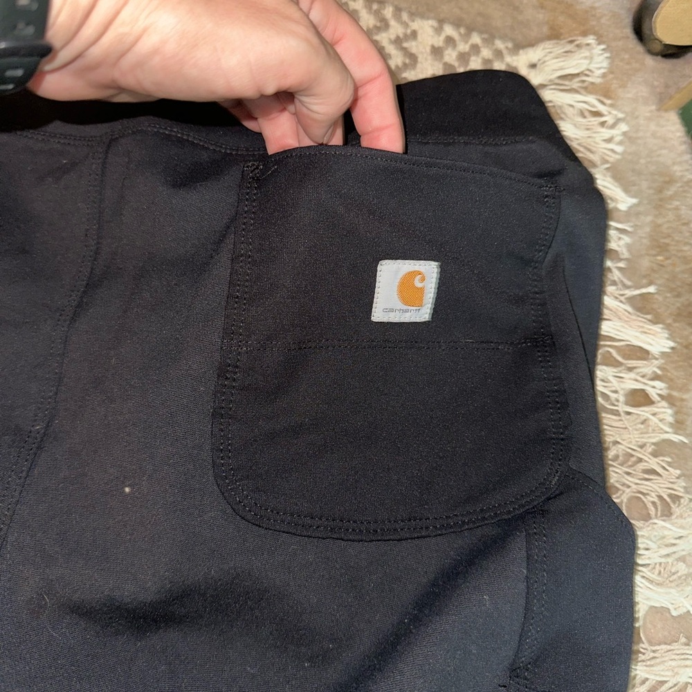 2 pair Carhartt Force Fitted Leggings Women’s Size xl Black - Picture 6 of 10